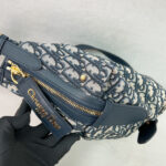 Christian Dior Small D-Journey Bag Dark Blue